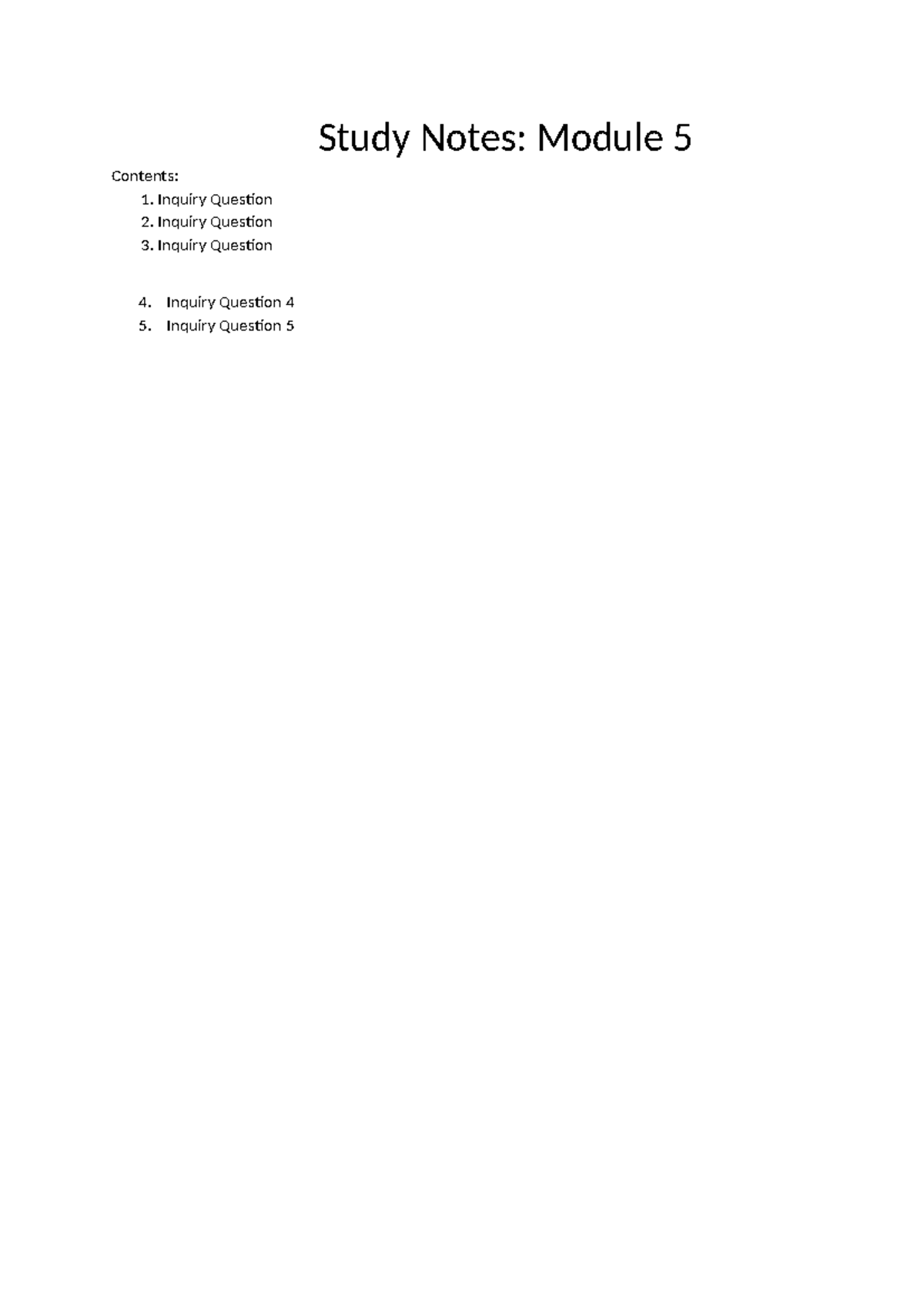 Bio 101: Study Notes on Module 5 - Reproduction Mechanisms and ...