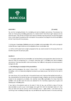 [Solved] Describe the essential elements of a professional business ...