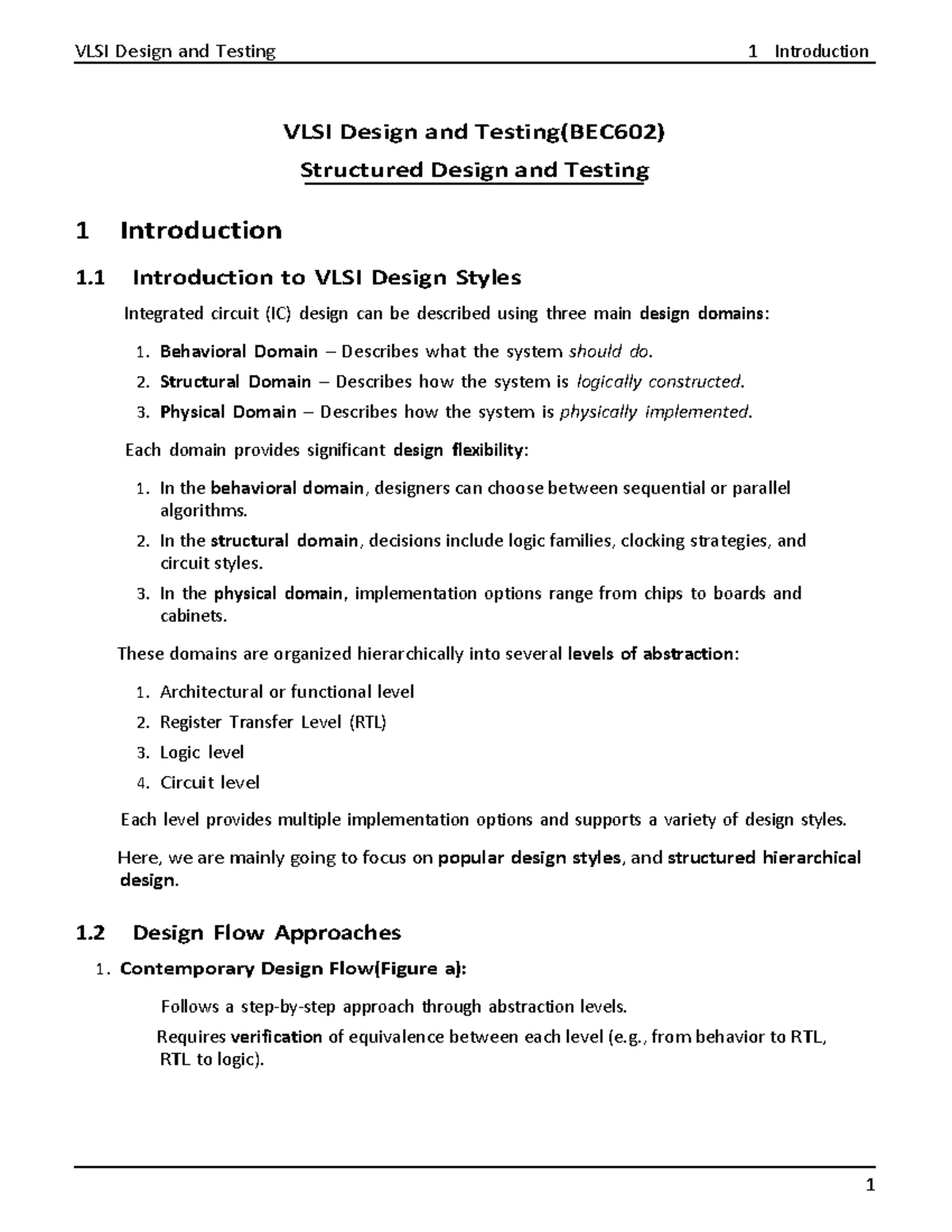 Module 5: Sequential MOS Logic Circuits (BEC602) Overview and Analysis ...