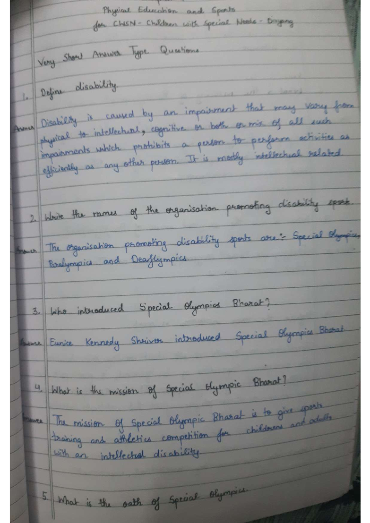 Chapter 4: Physical Education for CWSN Children with Special Needs ...
