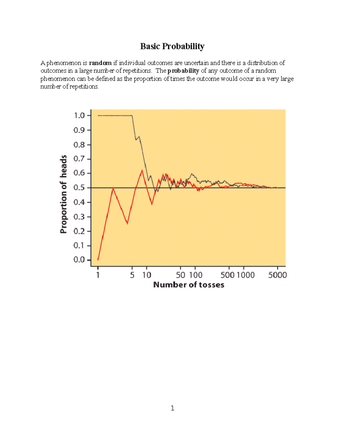 Basic Probability - Lecture Notes 1-3 Overview and Key Concepts - Studocu