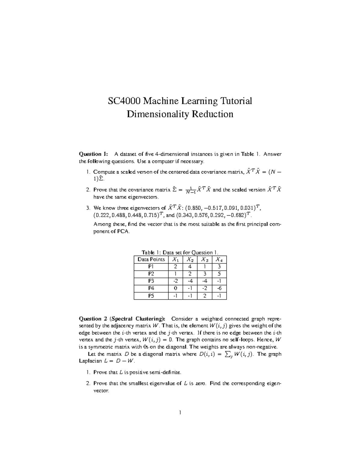 Machine Learning Tutorial 12: Dimensionality Reduction & Clustering ...