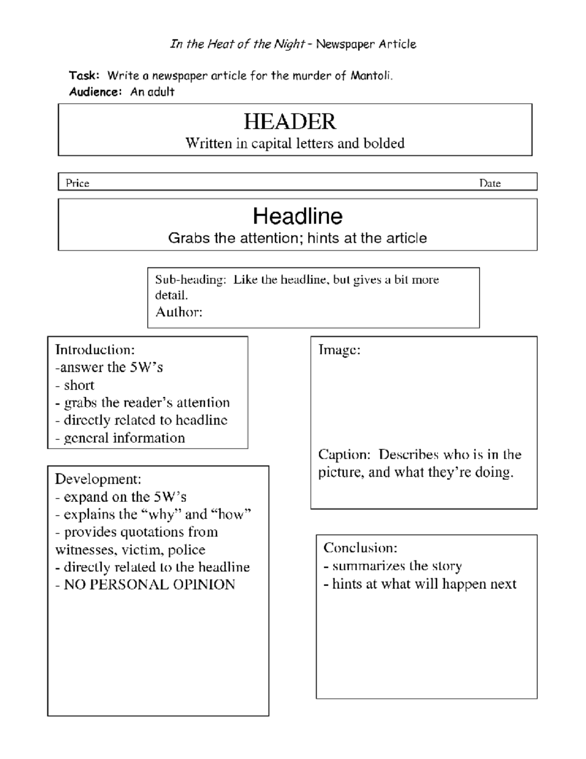 Creating Your Own Journalism Entry: A Guide for News Articles - Studocu