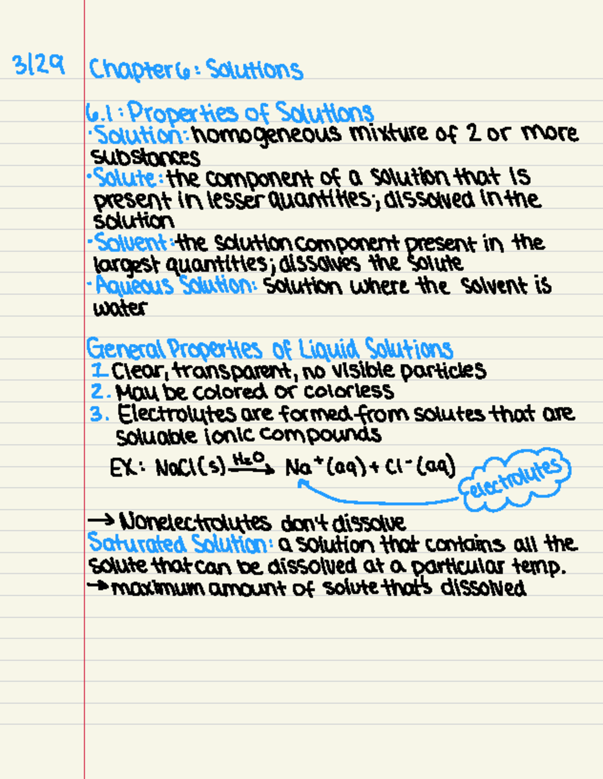 Chapter 6: Solutions - 3129 Chapters:Solutions 6:Properties of ...