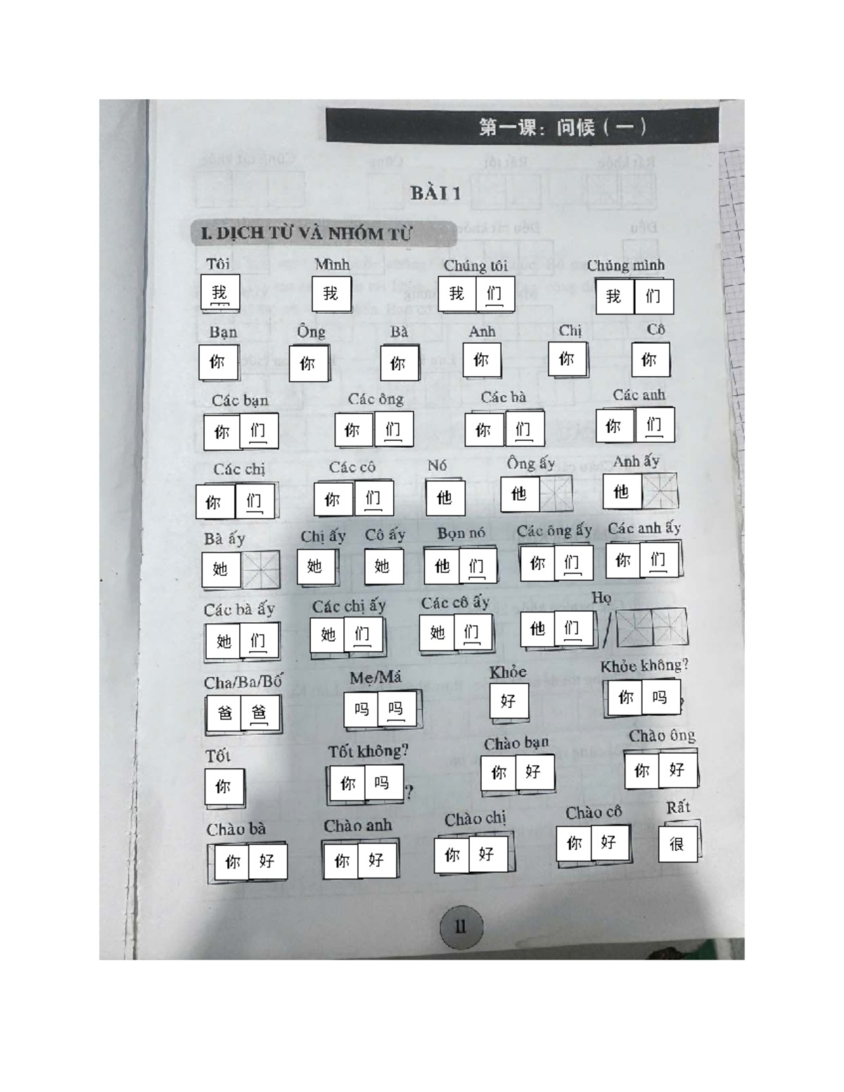 BÀI TẬP BÀI SỐ 1 GÕ CHỮ - BÀI TẬP BÀI SỐ 1 GÕ CHỮ - 我 好 我 我 我 我 们 我 我 们 ...