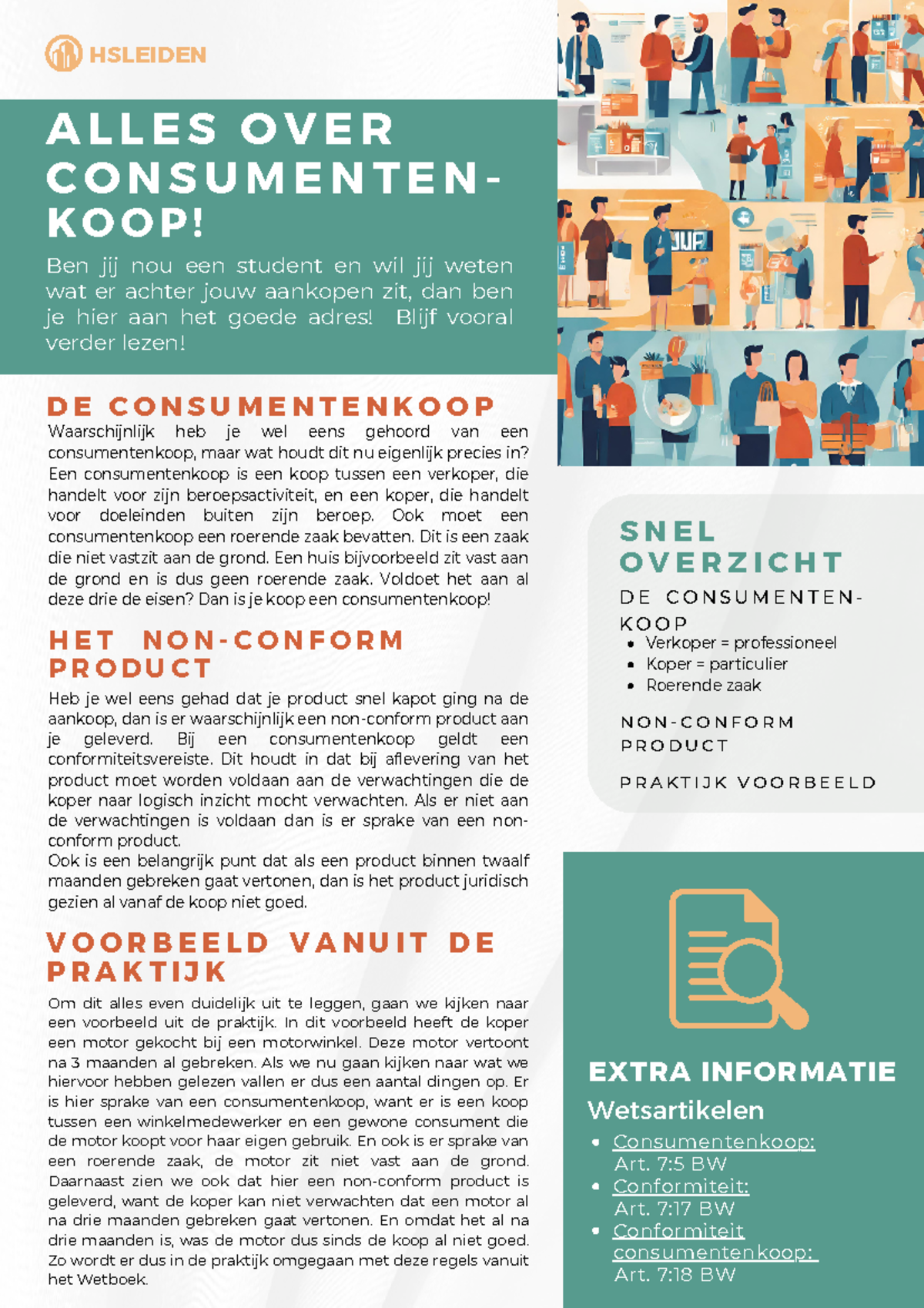 Consumentenkoop Overzicht en Non-Conformiteitsregels - HSLEIDEN ...
