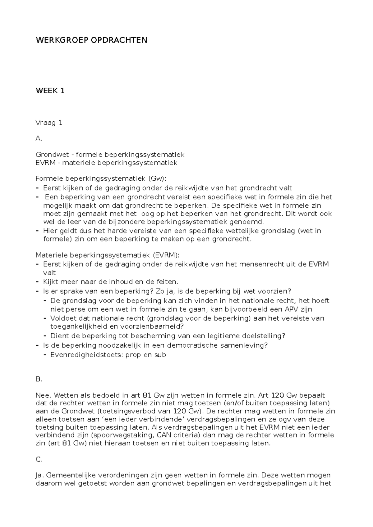 staatsrecht-3-werkgroepopdrachten-en-kennisoverdracht-studeersnel