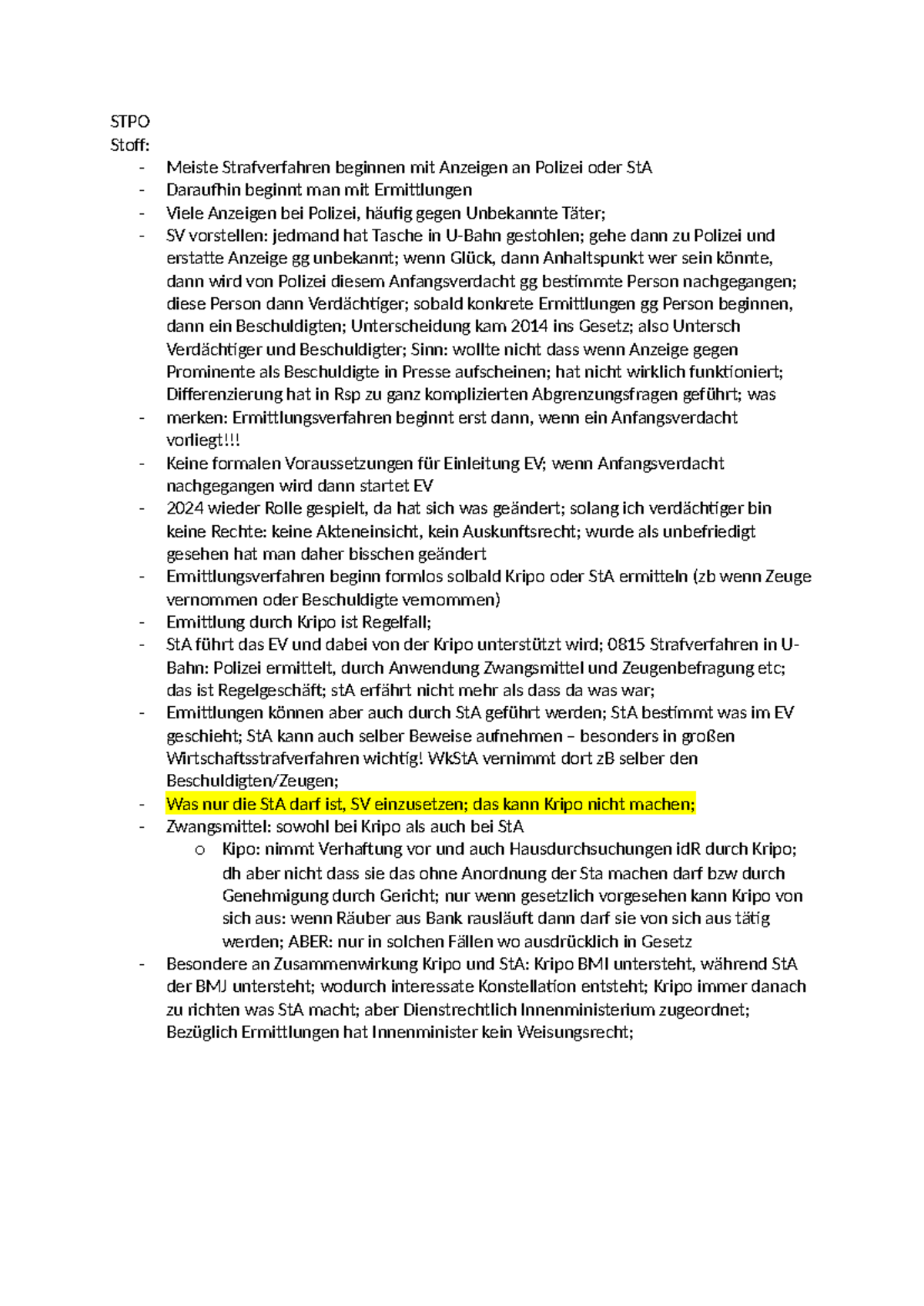 STPO - Einführung in die Strafprozessordnung und Ermittlungsverfahren ...