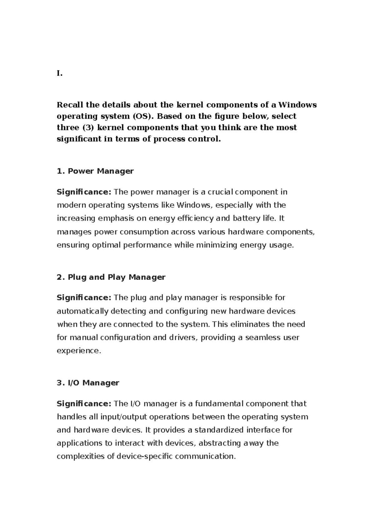 02 Task Performance 1 - ARG: Kernel Components of Windows OS Explained ...