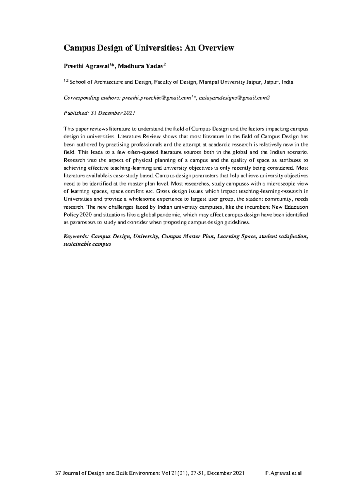 Campus Design Strategies for Universities: A Comprehensive Overview ...