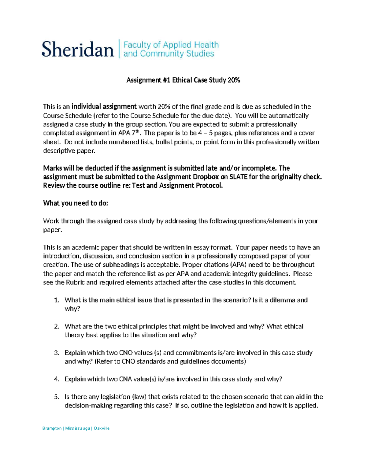 NURS 301 Final Exam Ethical Case Study Analysis - Studocu