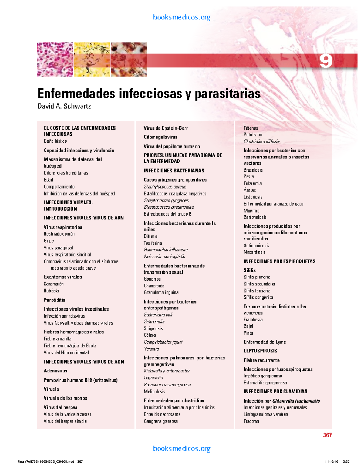 Enfermedades Infecciosas y Parasitarias: Un Estudio Exhaustivo - Studocu