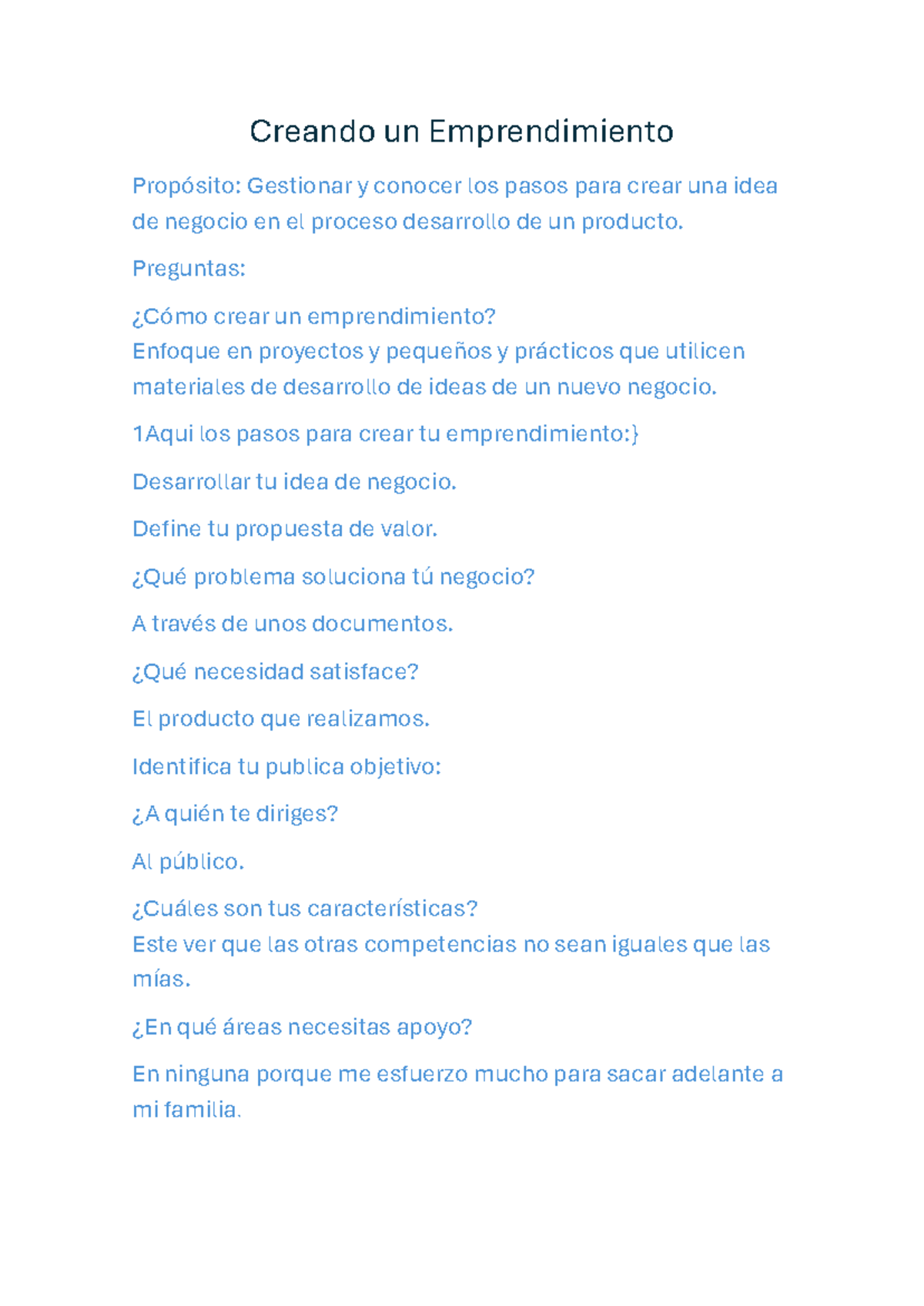Creando un Emprendimiento: Pasos para Desarrollar tu Idea de Negocio ...