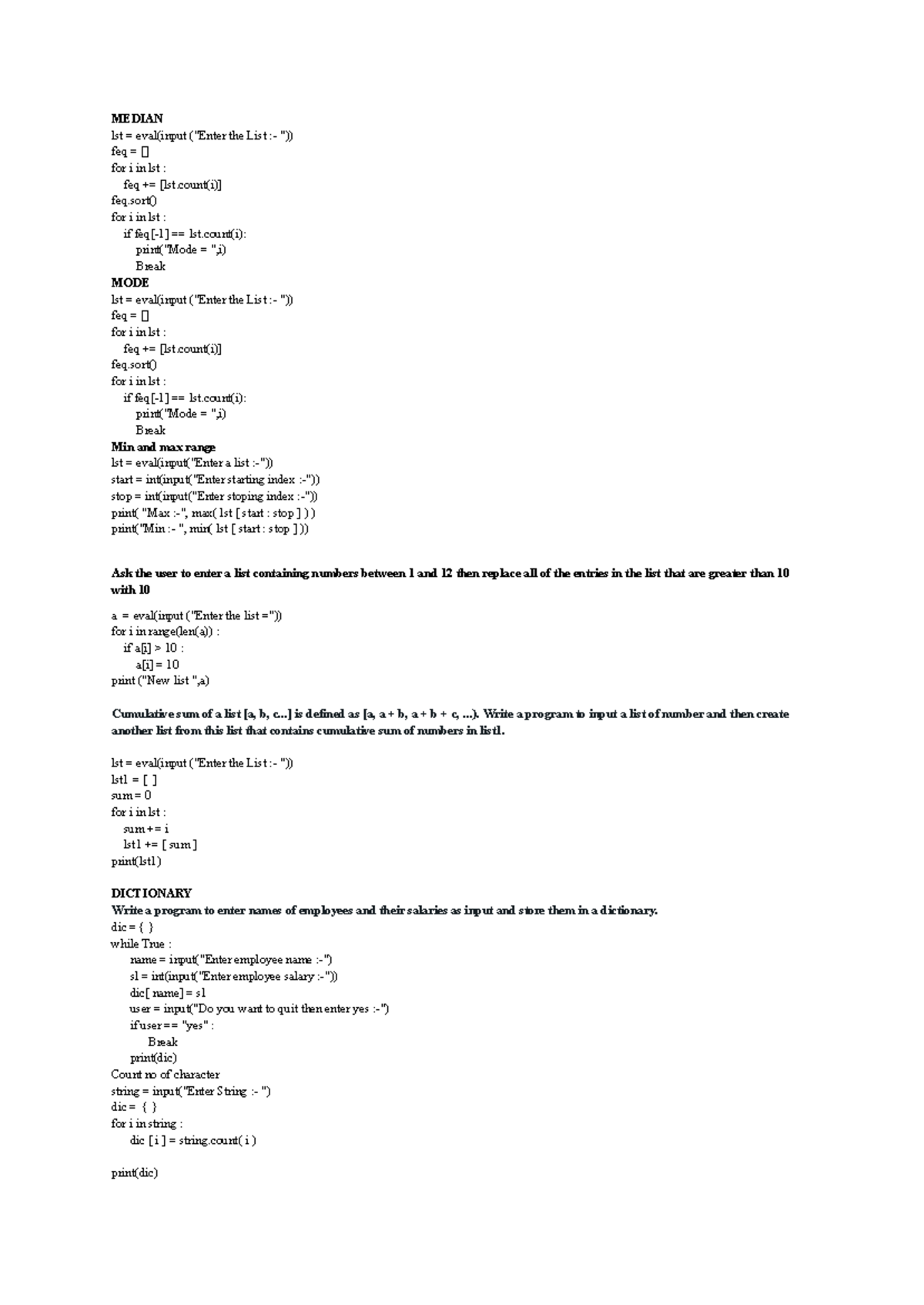 Python Programming - Data Structures and Functions (JSHS) - Studocu
