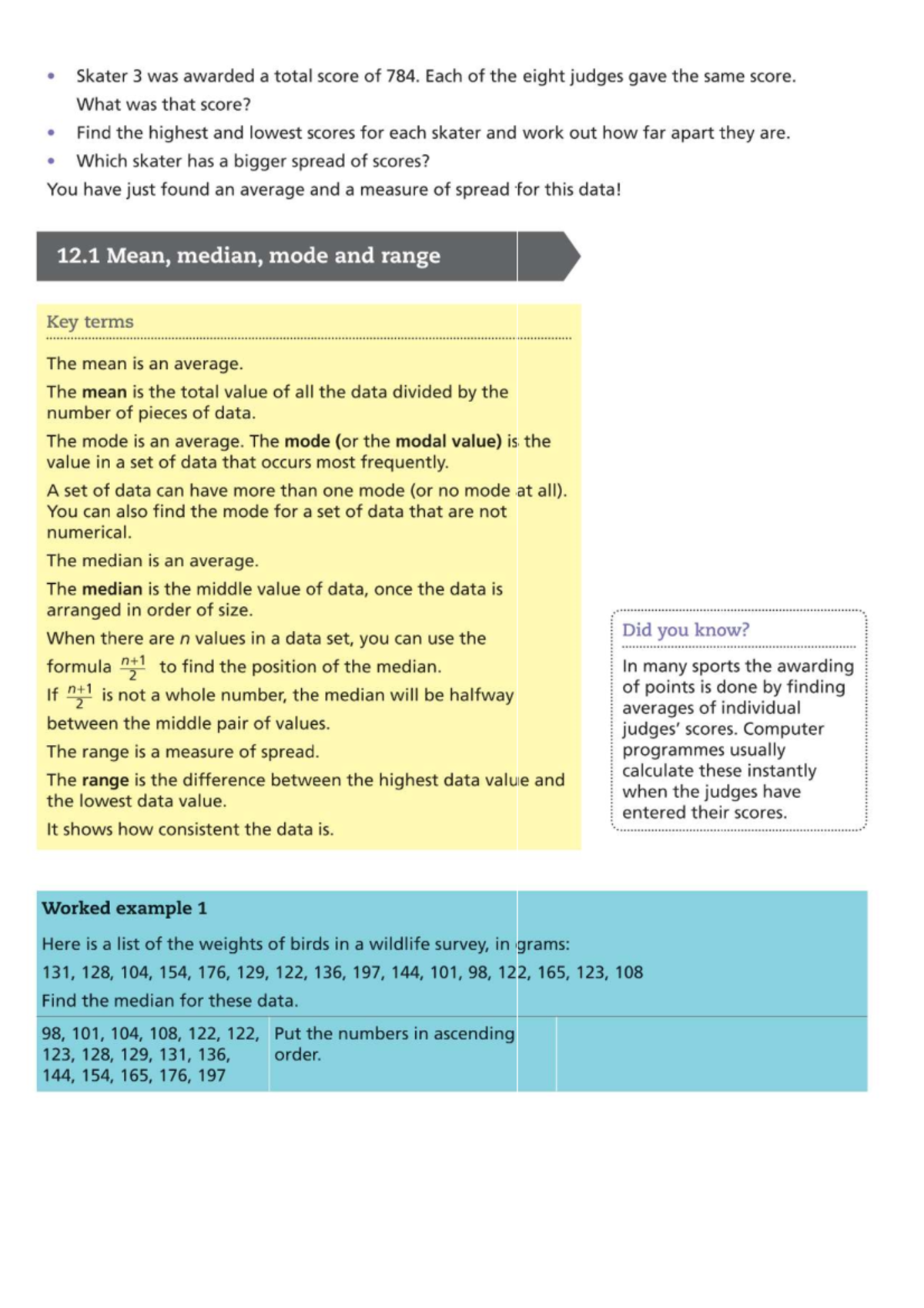 240826 1. Measures of Average and Spread Notes - Studocu