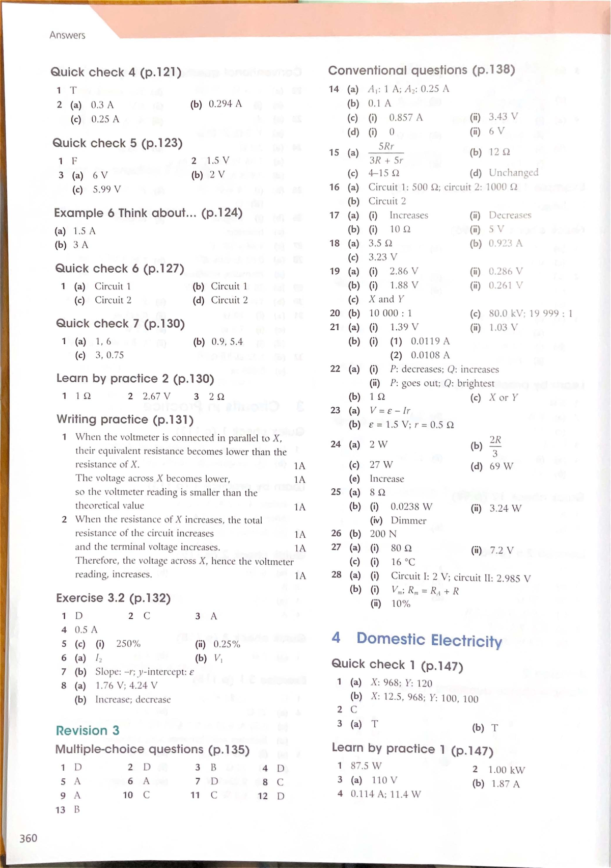 Book 4 Answers: Quick Checks and Conventional Questions - Studocu