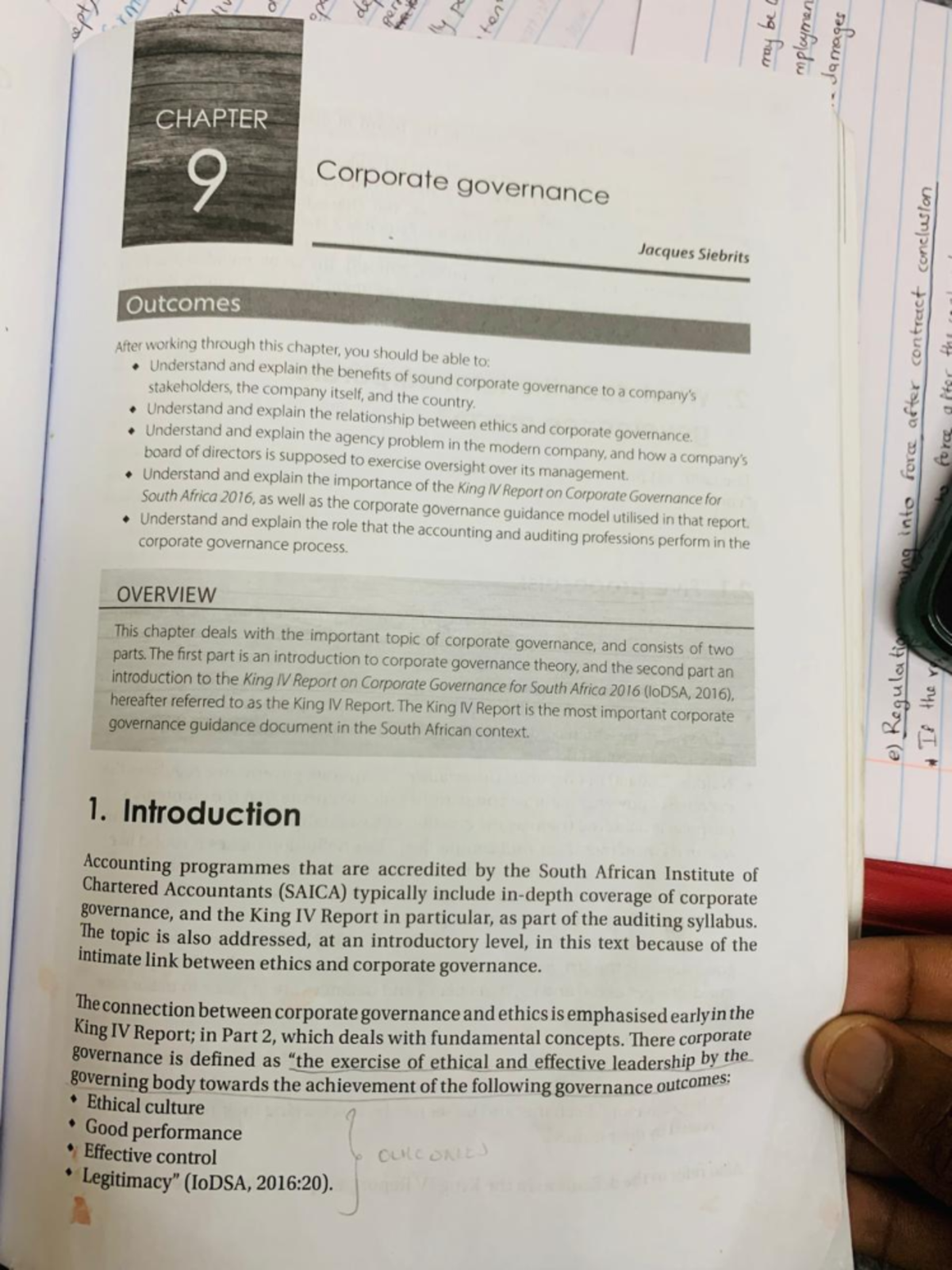 Corporate Governance Insights: CHAPTER 9 - Ethics for Accountants and ...