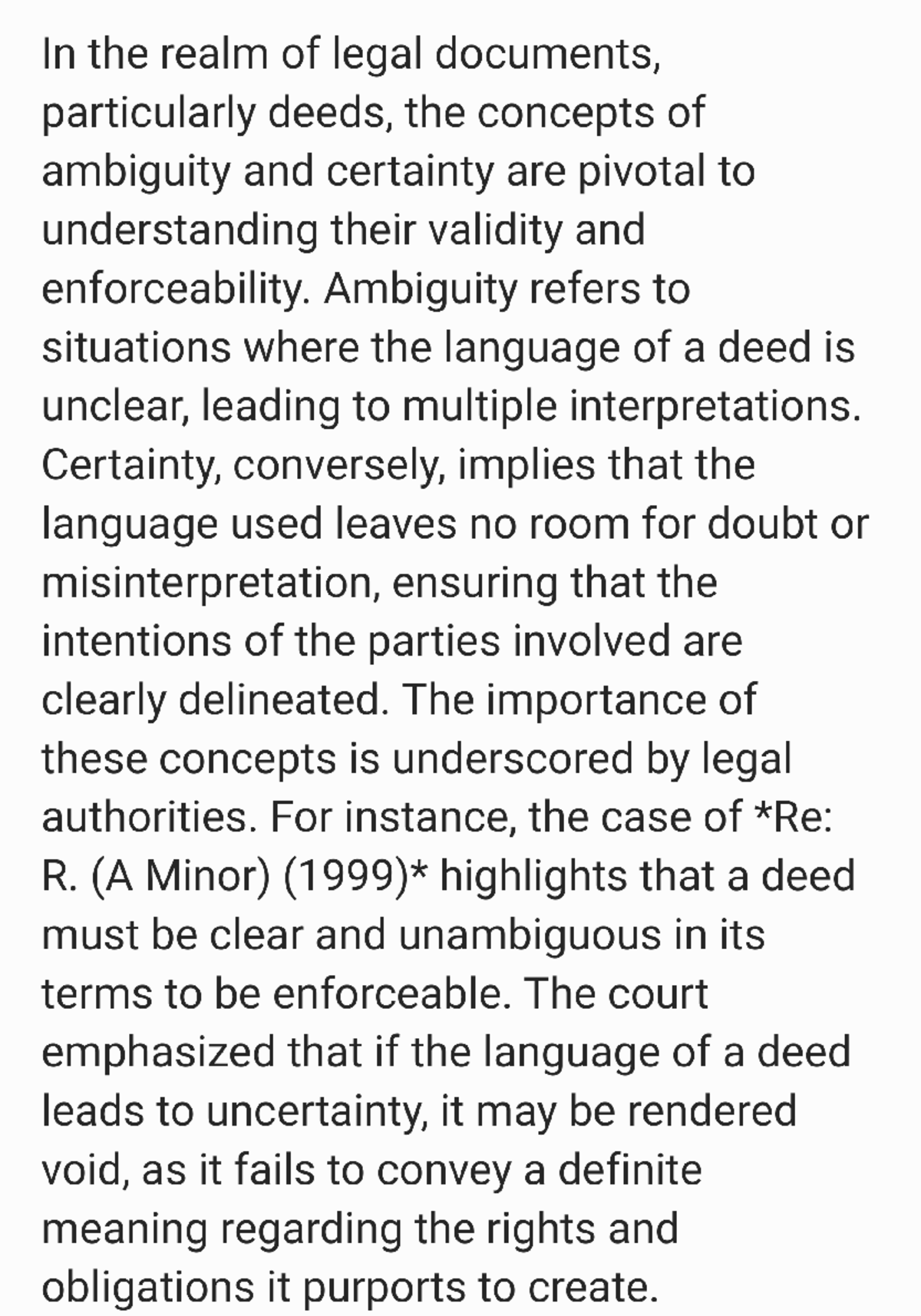 Deeds - In the realm of legal documents, particularly deeds, the ...