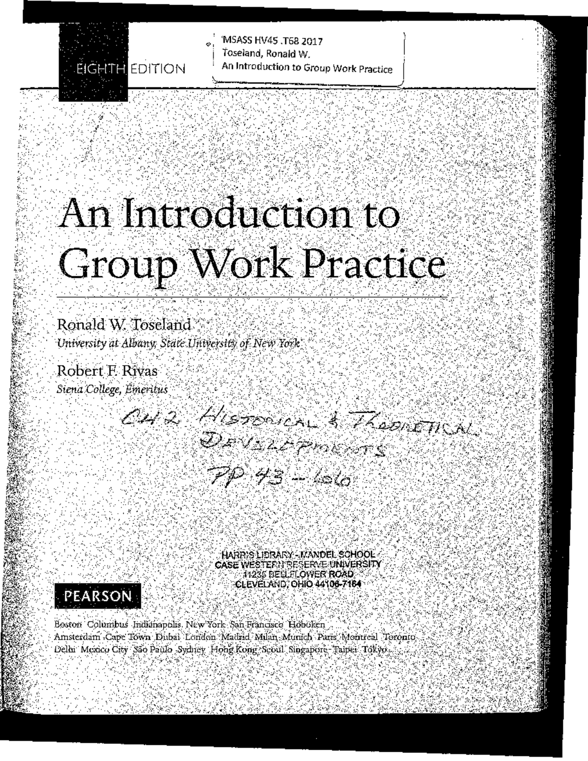 An Introduction to Group Work Practice - Eighth Edition (HV45.T68 2017 ...