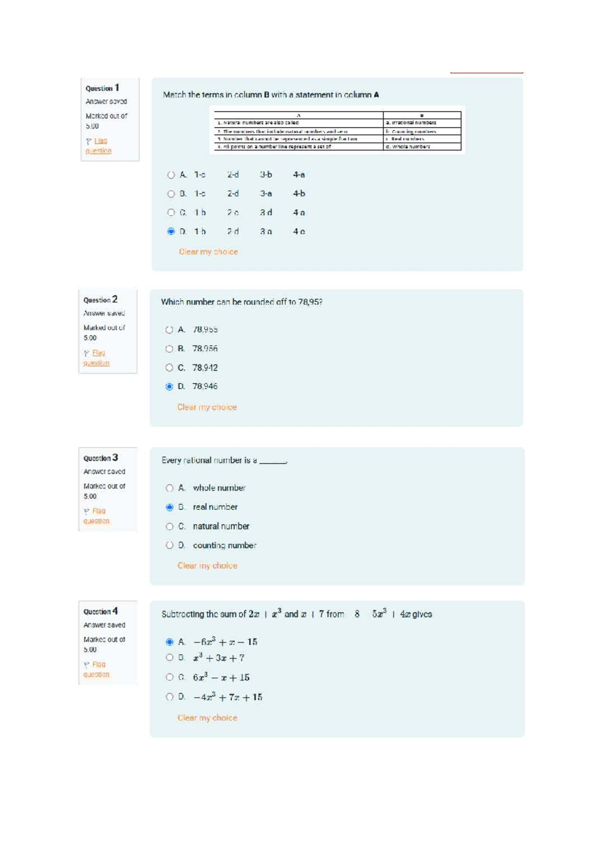 BNU1501 Mock Exam Questions and Answers - Studocu