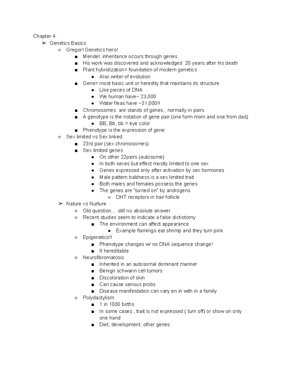 Biopsych 385 - Exam 1 & 2 Notes: Genetics & Vision Basics - Studocu