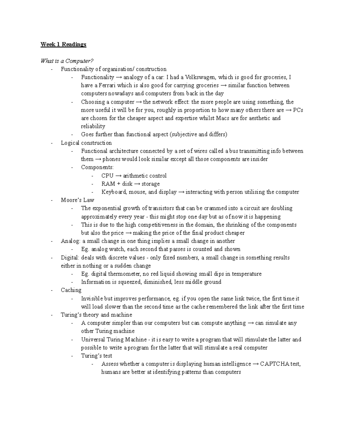 IT in the Context of Law - Week 1 & 2 Lecture Notes - Studeersnel
