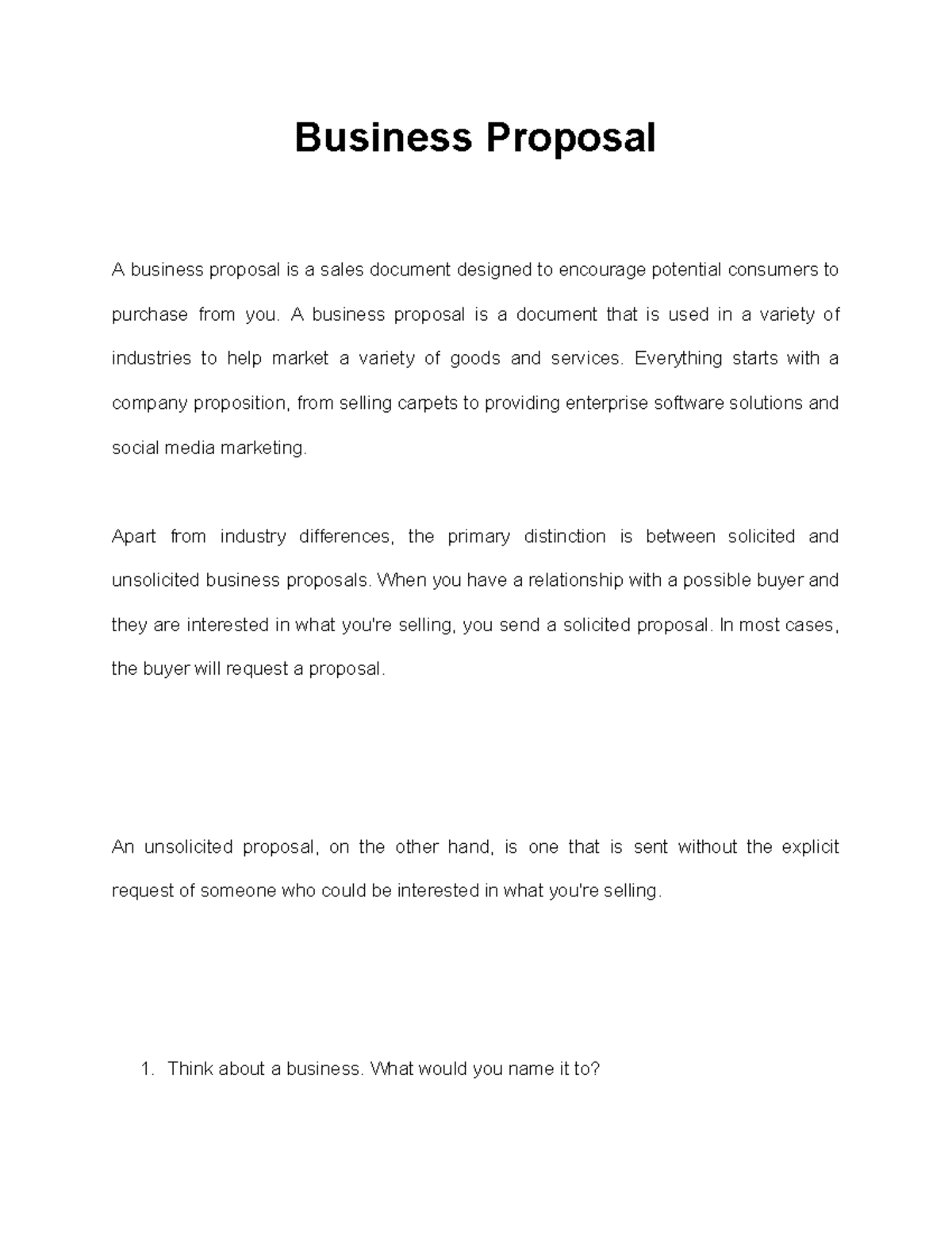 Business Proposal Sample for STAR CAFE: A Unique Coffee Lounge Concept ...