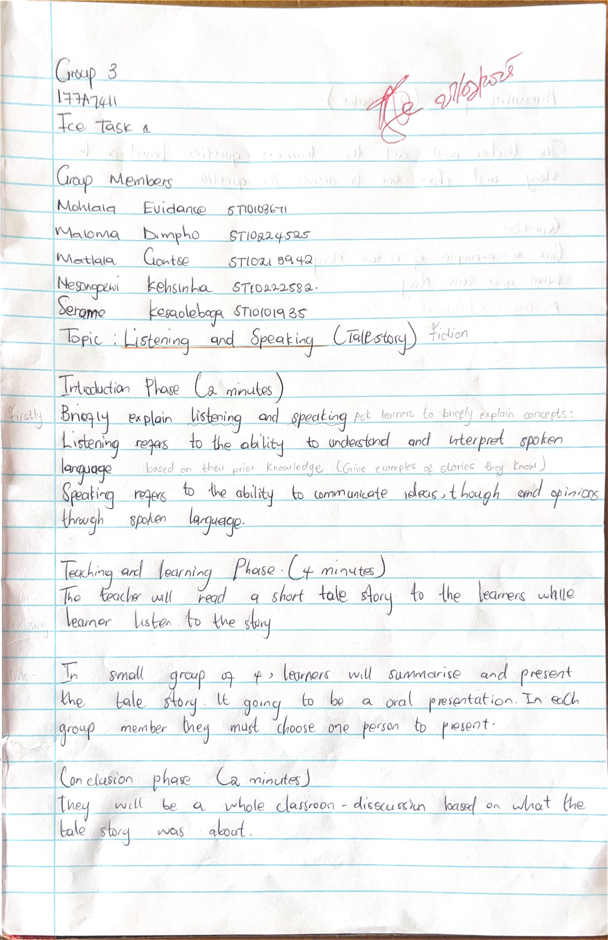 English Ice Task 1 - Group 3 177A7411 Ice Task 1 to Graup Members ...
