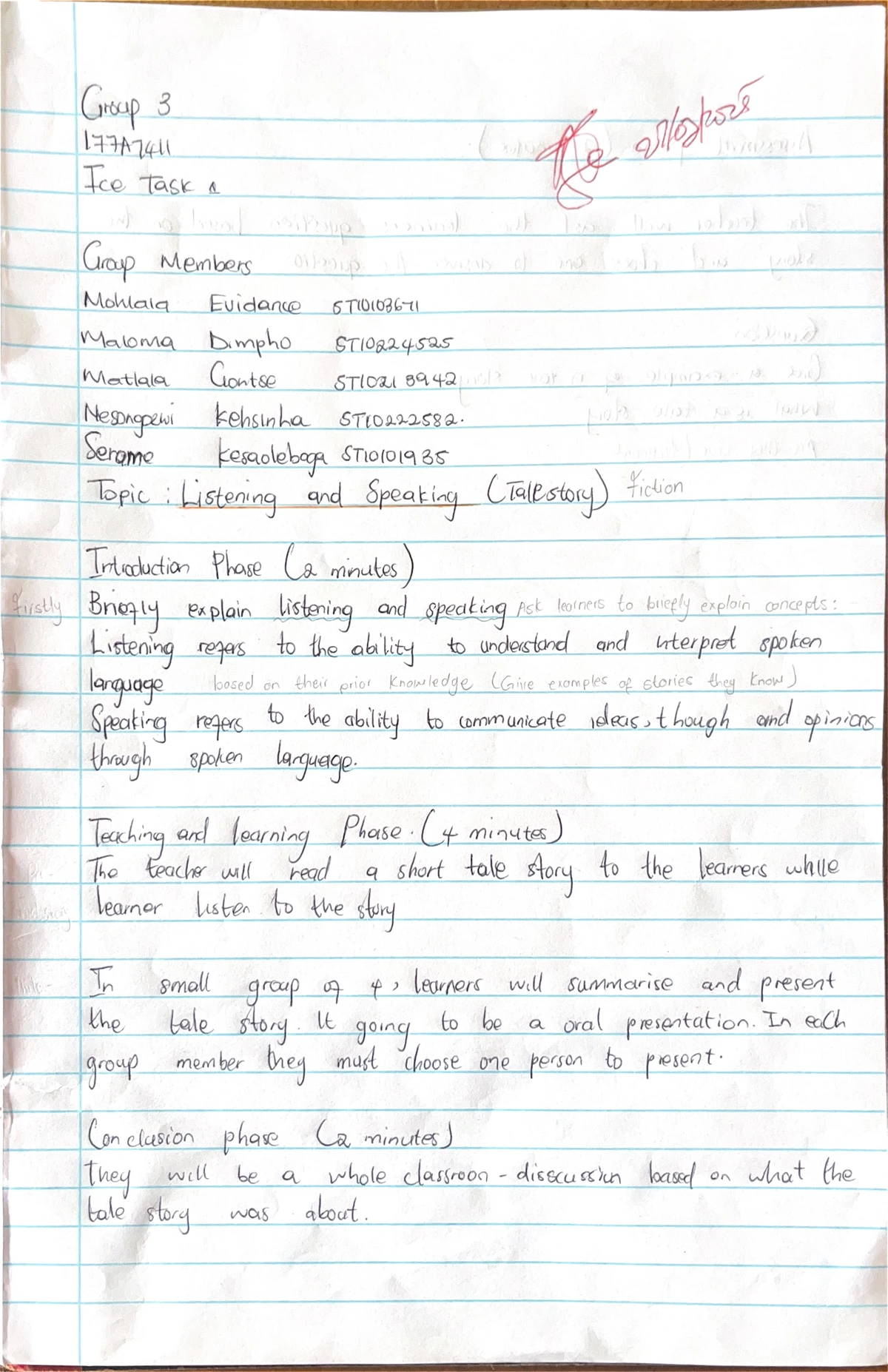 ICE Task 1 - This Document will help with writing TRPR7411 ICE TASK 1 ...