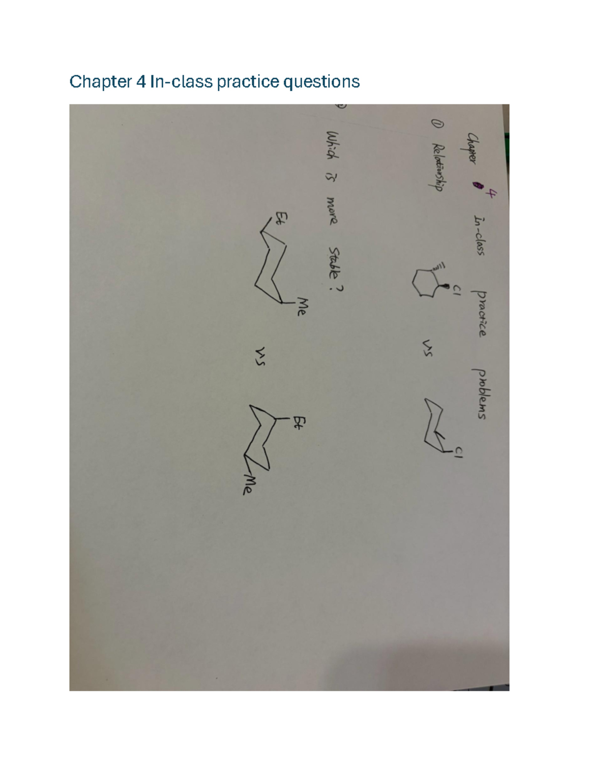 Chapter+4-In-class+practice+questions+and+Keys - CHEM 2400H - 4 Chapter ...