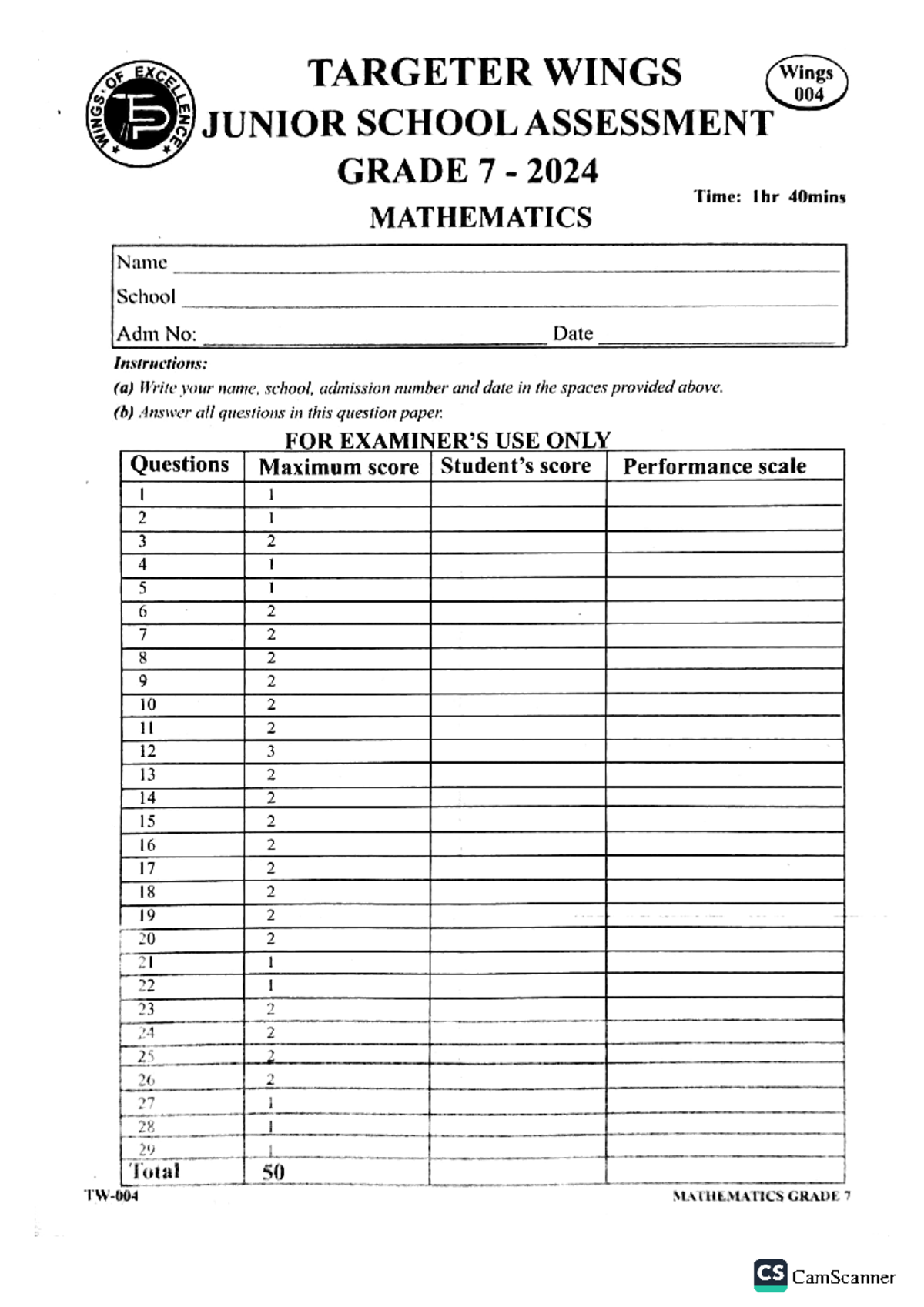 G7 Mathematics T 2024 Teacher - OF EXCELL TARGETER WINGS Wings 004 P ...