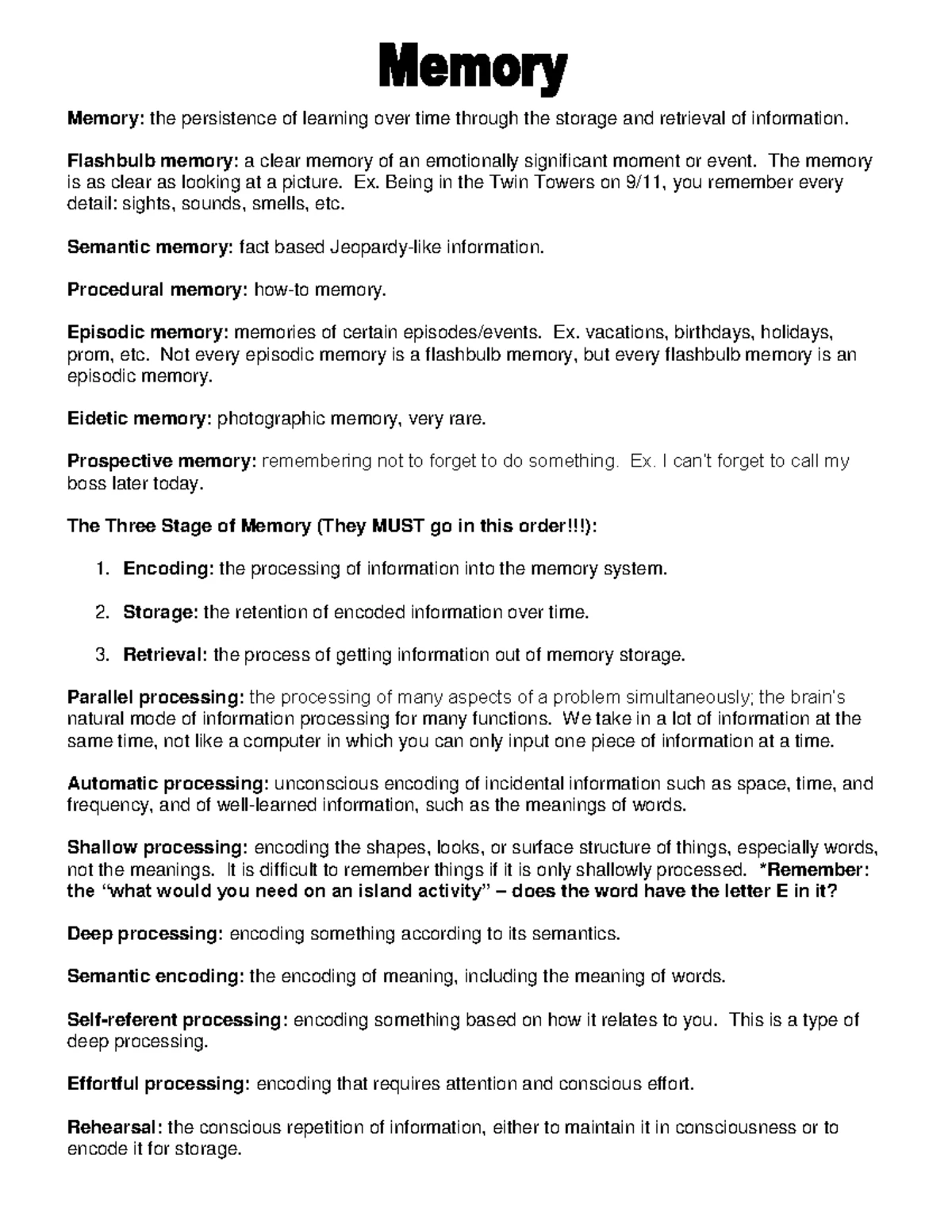 Biopsychology Final Exam Review Sheet: Nervous & Endocrine Systems ...