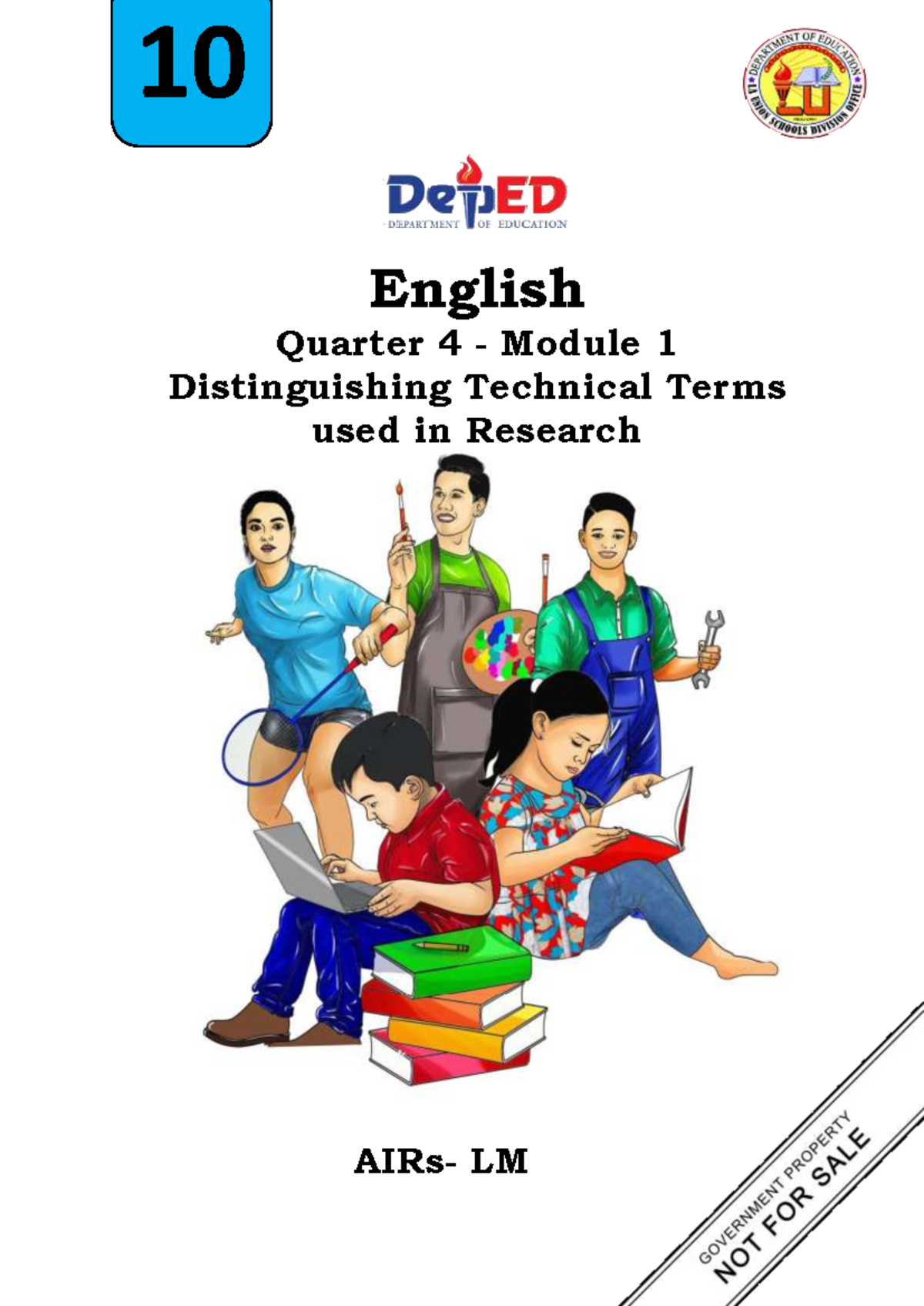 Technical Terms USED IN Research - 10 English Quarter 4 - Module 1 ...