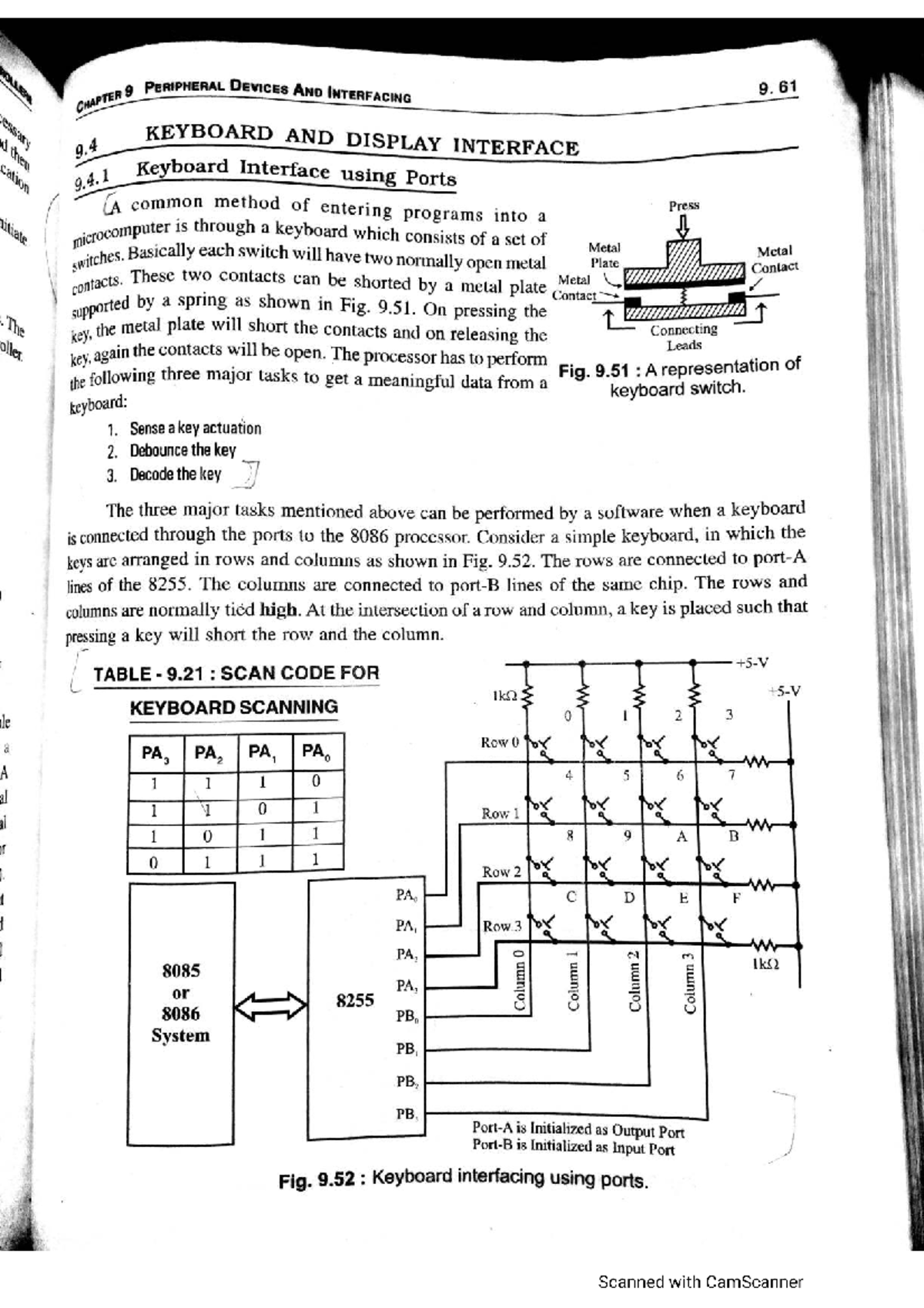 Microprocessors and Microcontrollers: Chapter 9.4 Keyboard Interface ...