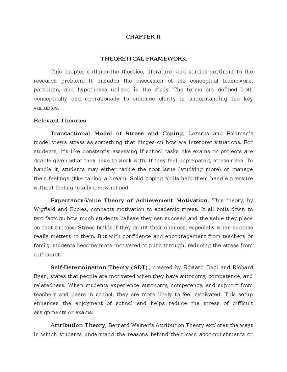 Exploring Academic Stress and Motivation among Senior High Students ...