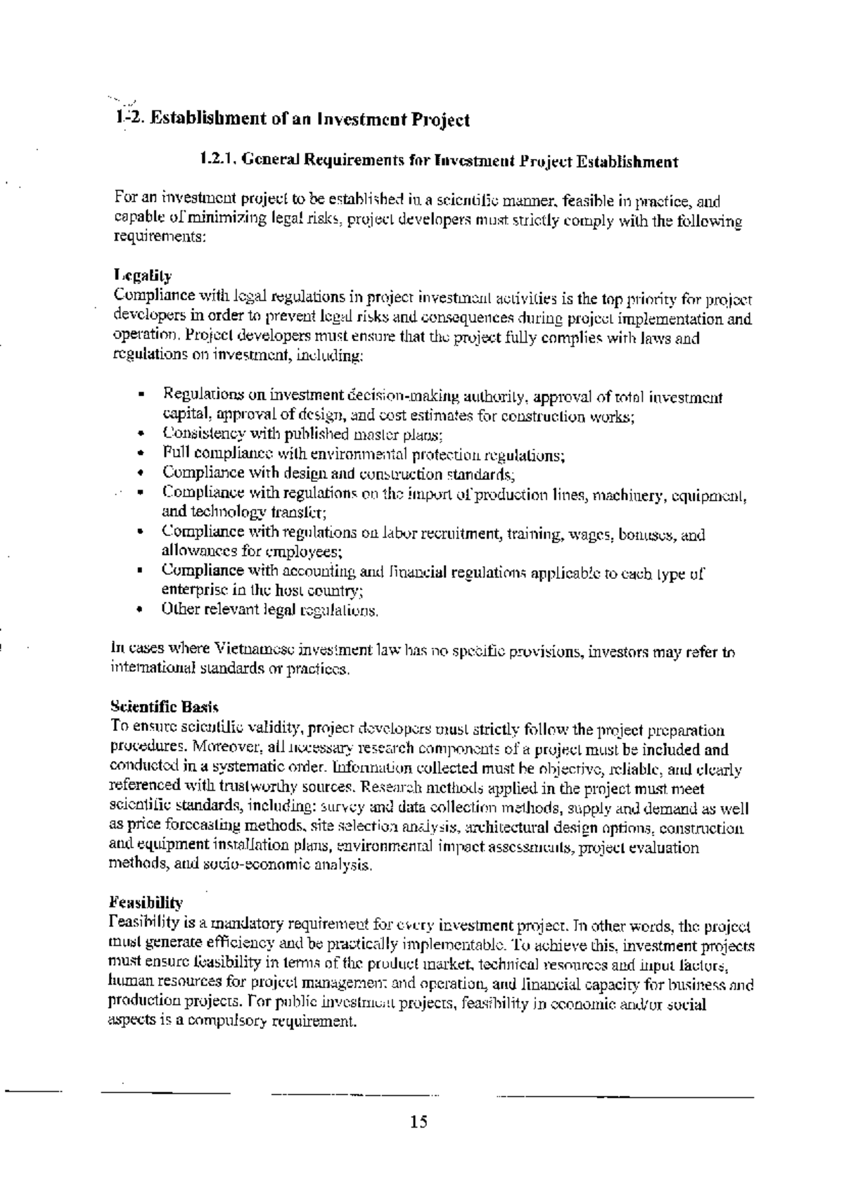 Chapter 1: Investment Project Appraisal and Requirements - Studocu