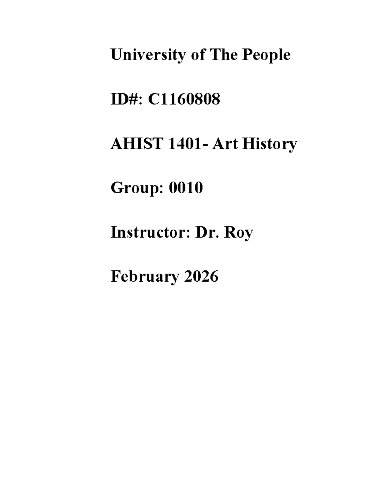 AHIST 1401 - Influence of Roman Art on Early Christian Art - Studocu