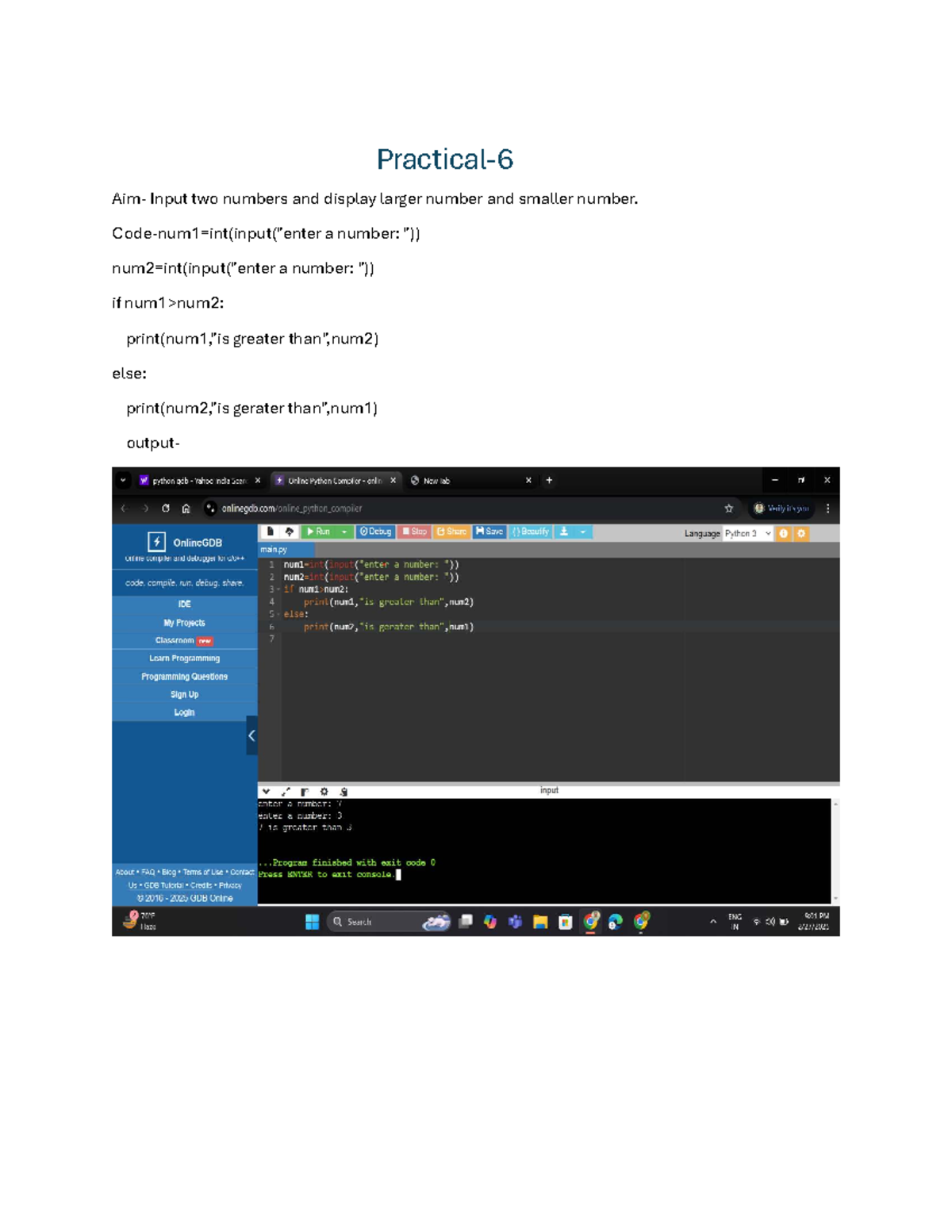 Python Programming: Input, Output, and Series Calculations (CS101 ...