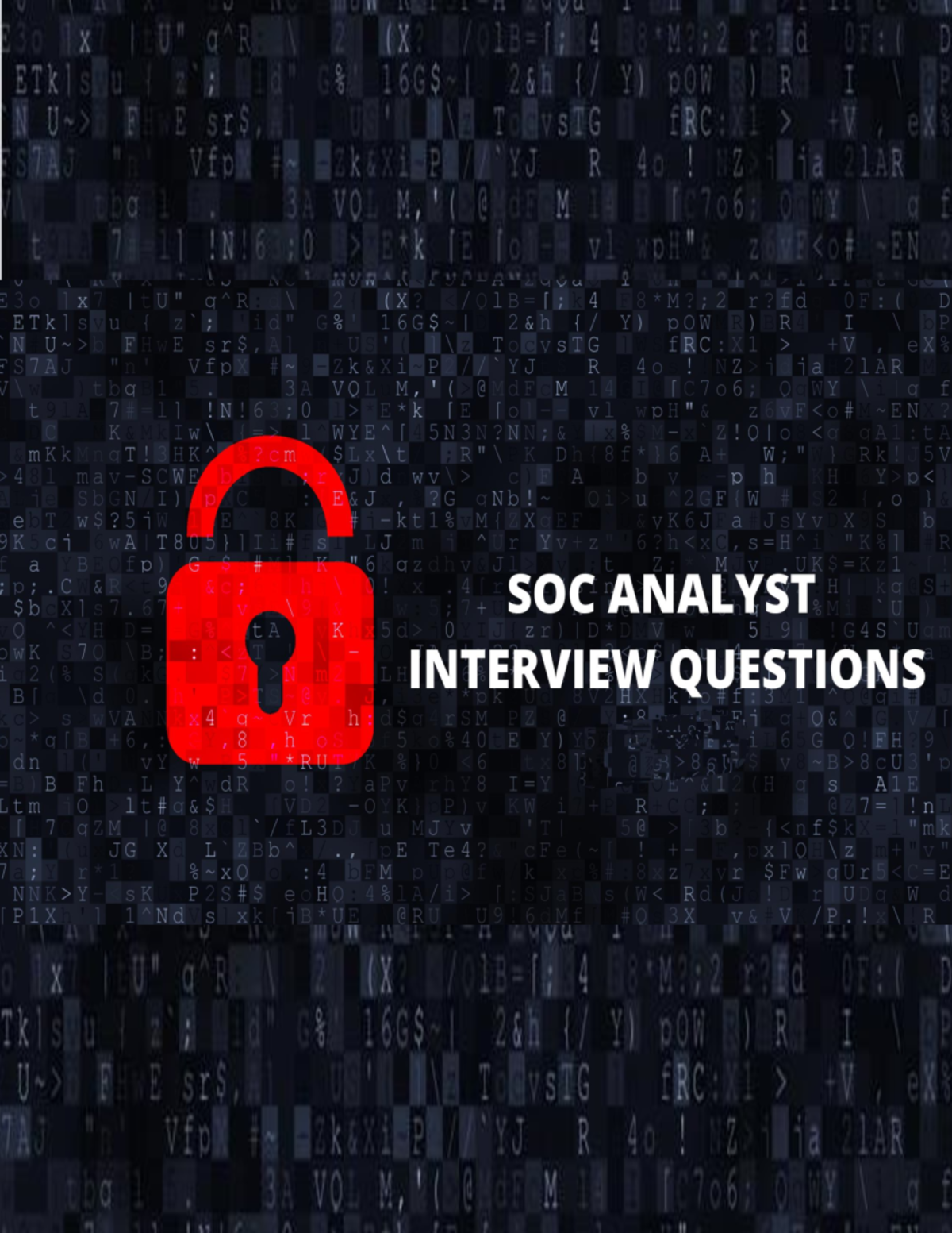SOC Interview Questions: Key Insights for Security Analysts - Studocu