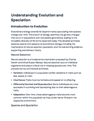 Understanding Speciation Mechanisms and Types in Evolutionary Biology ...