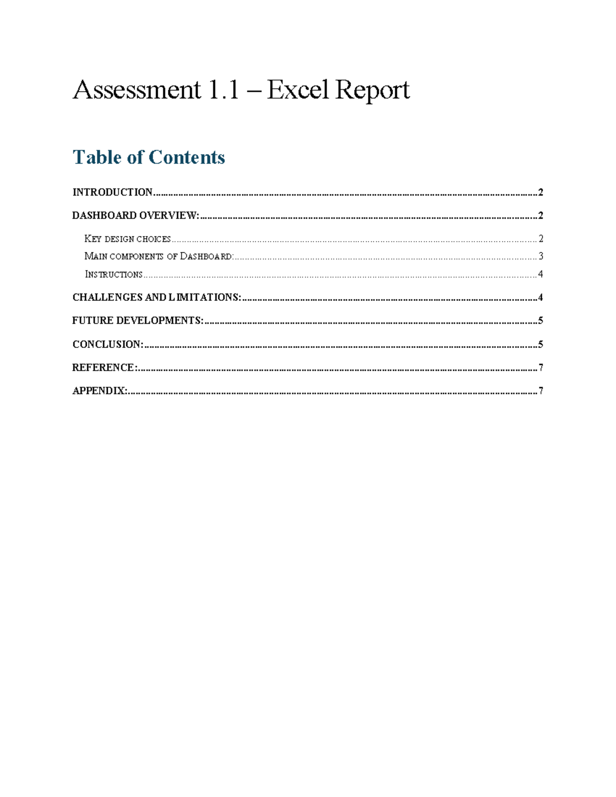 Assessment 1: Excel Dashboard Report for Weather Data Analysis - Document Preview