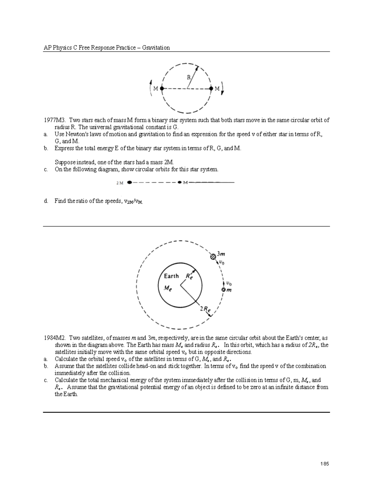 AP Physics C Gravitation Free Response Questions and Solutions - Studocu