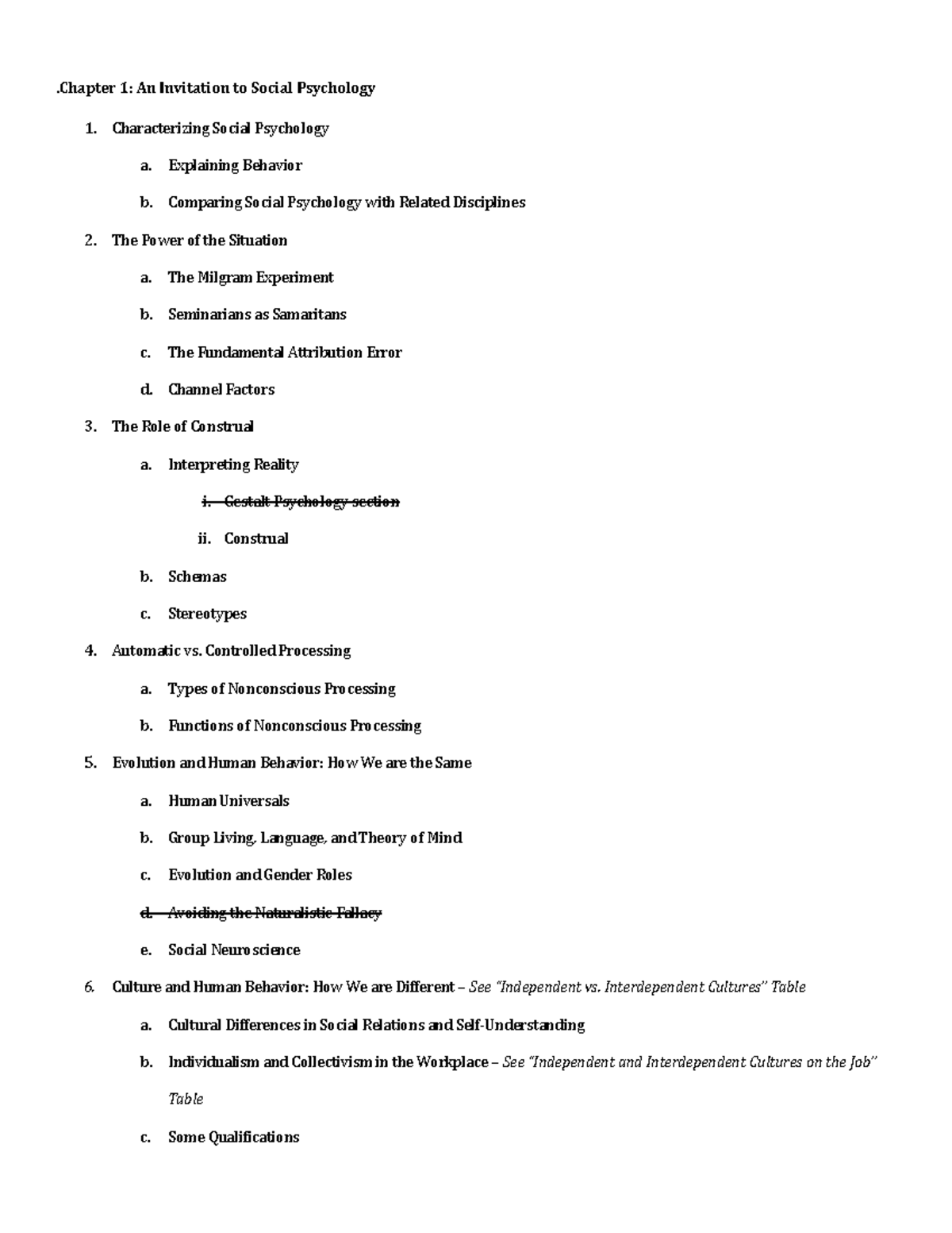 EXAM+1+ Details+ Study+ Guide - . Chapter 1: An Invitation to Social ...