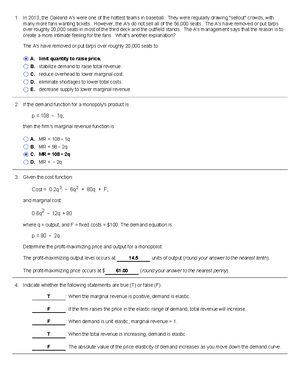 Chapter 10 - Market structure 1 - overview and perfect competition ...