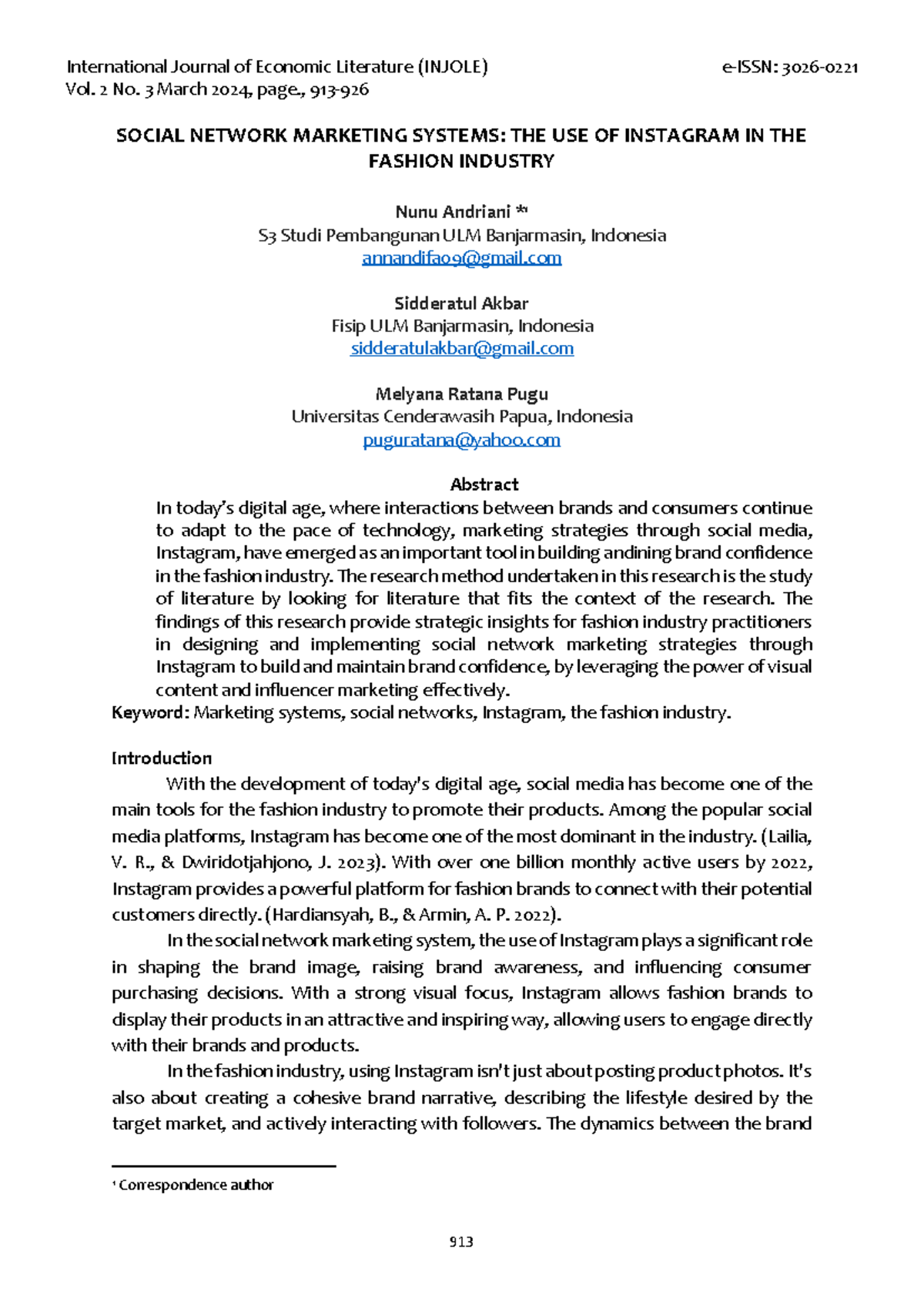 Social+ Network+ Marketing+ Systems - International Journal of Economic ...