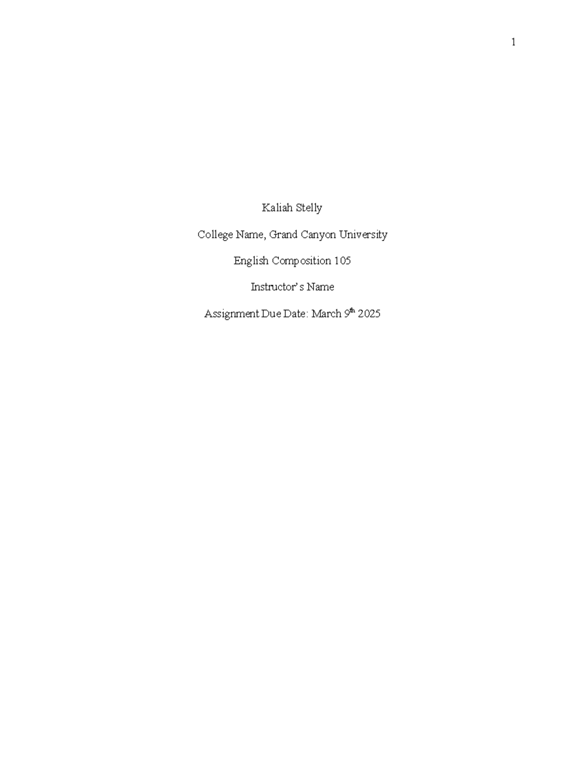 Op ed rough draft - notes - Kaliah Stelly College Name, Grand Canyon ...