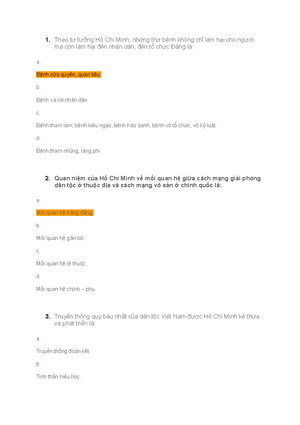 [Solved] Vn dng t tng H Ch Minh v ng Cng sn Vit Nam phn tch vn phng v ...