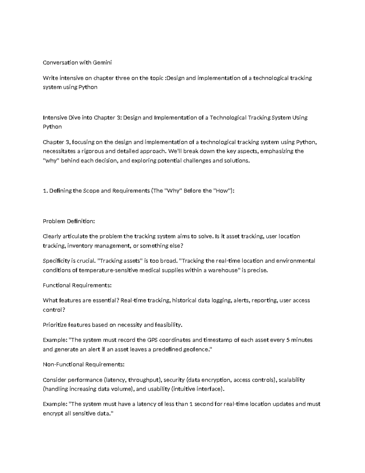 INT 301: Final Exam Notes on Chapter 3 - Tech Tracking System Design ...