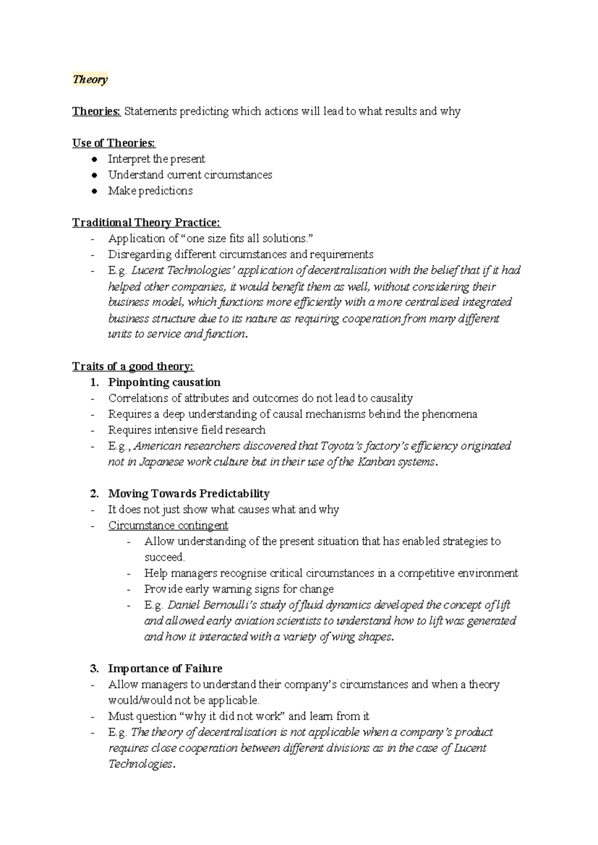 Week 9: Framework for Future Thinking in Theory & Integrative Thinking ...