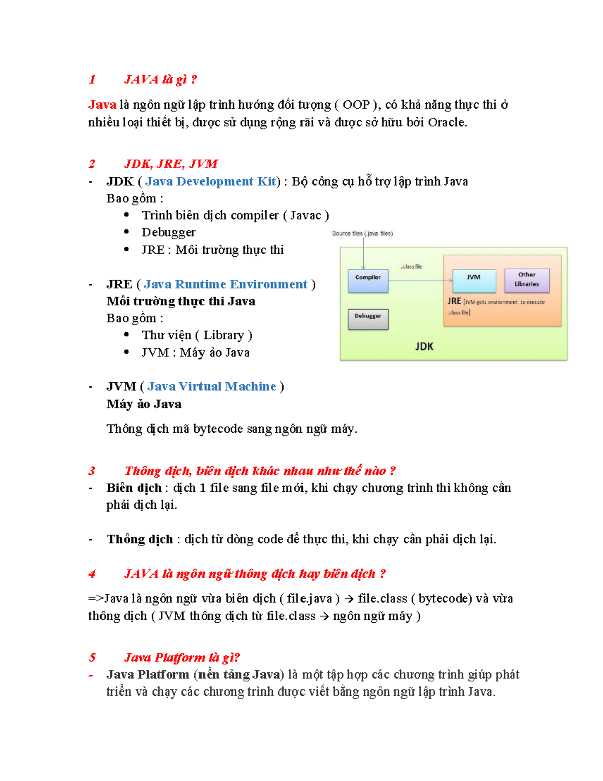 Lý thuyết Java OOP - Module 2: Khái niệm và Cấu trúc - Studocu